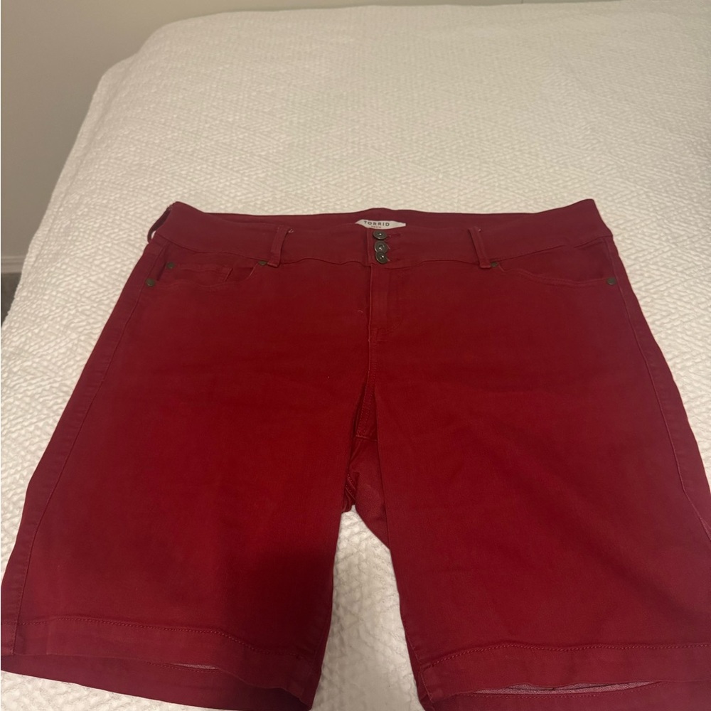 Women's Red Shorts
